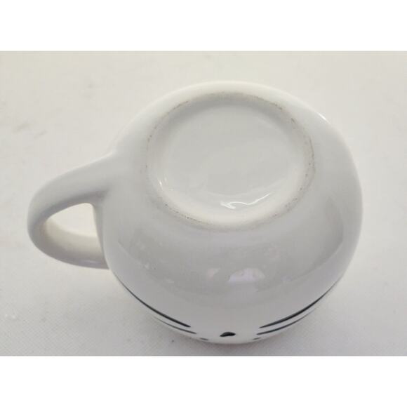 MUG/CUP-White-Cat Face-Cat Ears-Unique-Desk Accessory-Holds 16 oz/2 Cups - Picture 5 of 8